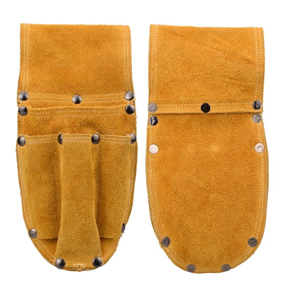 FOLOYORI Practical Tool Bag Kit in Chocolate Suede for Men and Professionals 1Pcs