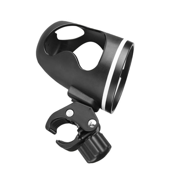 FOLOYORI Rotatable Cup Holder Rack For Stroller Walker And Durable With Grip For Secure Drink Storage Black