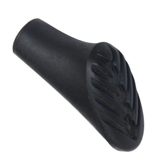 FOLOYORI Rubber Trekking Pole Tips for Walking Stick Black Heavy Duty with Thickened ShockAbsorbing Feet Increases Pieces