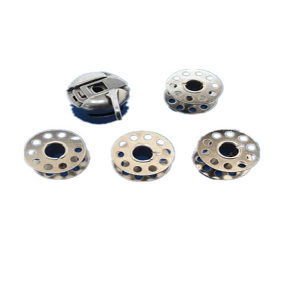 FOLOYORI Bobbin Holder 1 Set Silver for Sewing Enthusiasts with Simple and Practical Design