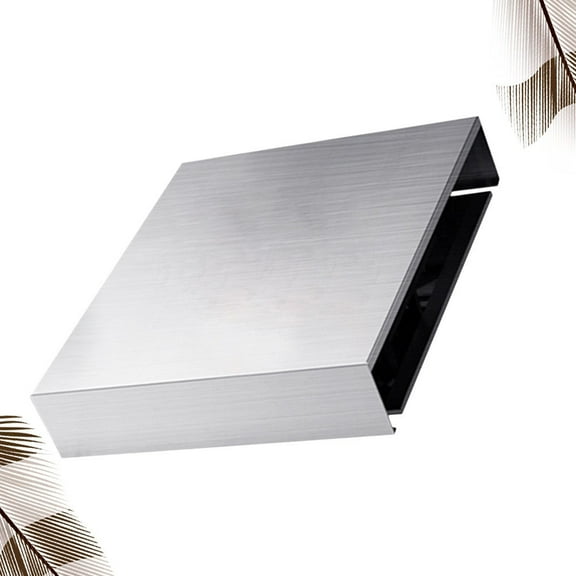 FOLOYORI Stainless Steel Microwave Stand Countertop Silver 1Pack