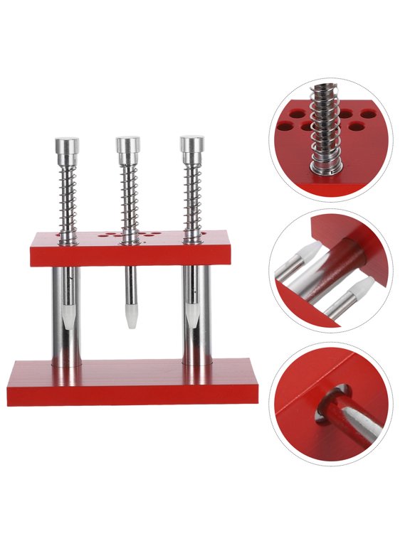 Watch Hand Installation Tool, Iron Watchmaker Press Setter with Ergonomic Grip for Wristwatch Repair and Maintenance