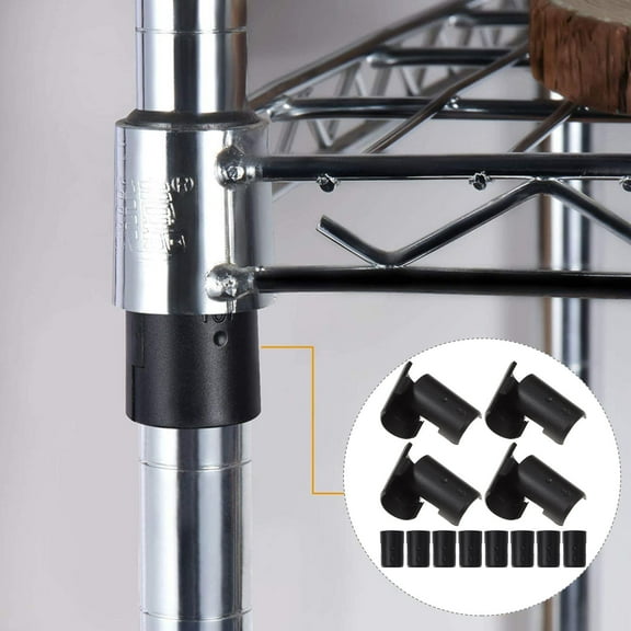 FOLOYORI Wire Shelf Supports 32 Pairs Abs Black Anti Static Fits 19mm Diameter Post For Shelves