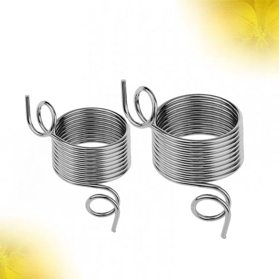 FOLOYORI 2Pcs Wool Weaving Tool Yarn Strand Guide Finger Ring with Smooth Surface and Strong Stability