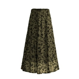 Plus size khaki skirt india 2025