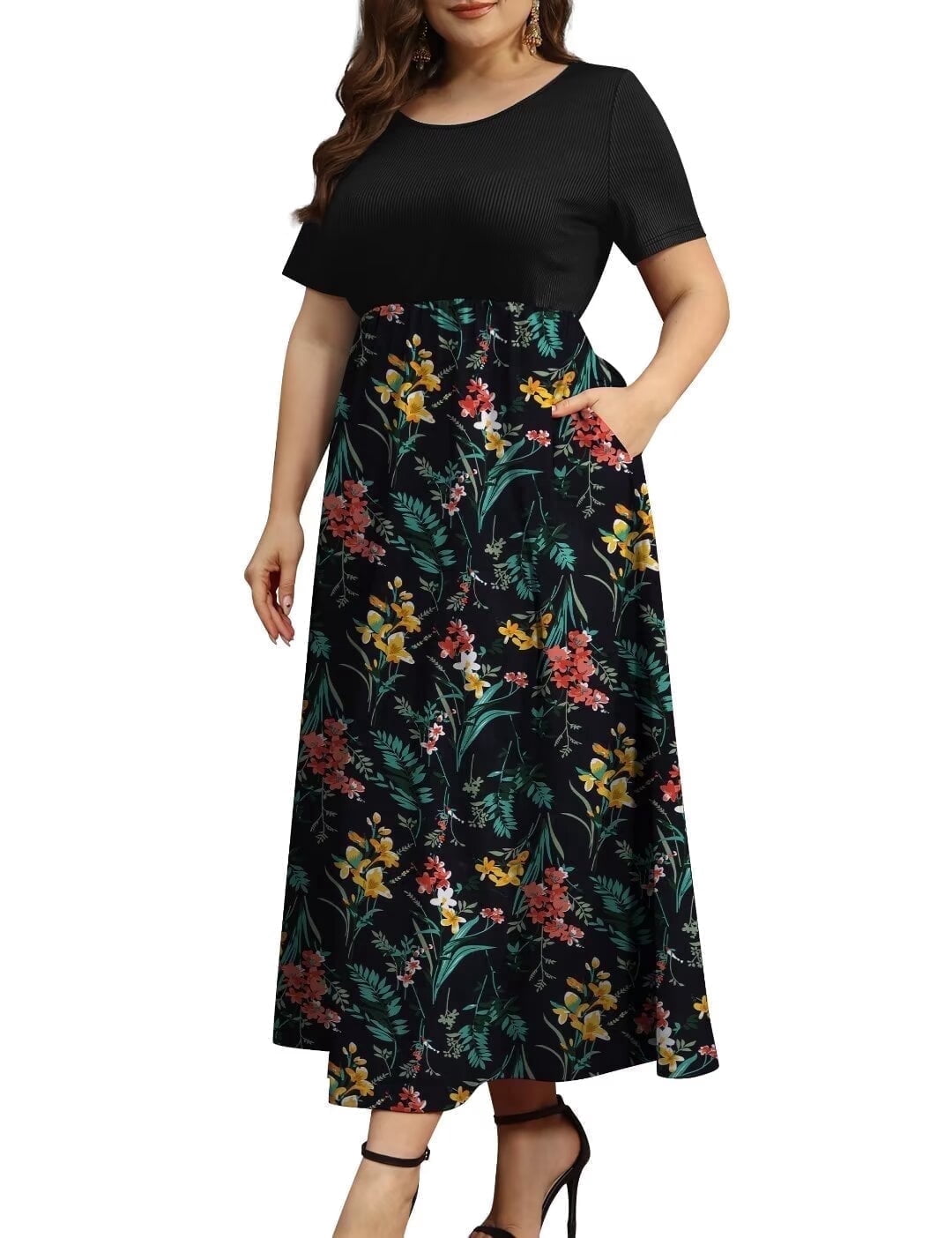 shirt dresses Medium Wash Denim Mini Dress Fabric:Lurex Elegant Black And Pink ComingBack