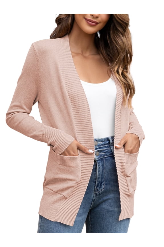 Women's Cardigan Casual Lightweight Knit Cardigan Sweaters of Female s-2x