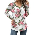 thumbnail image 1 of FOLUNSI Women's Plus Size Tops Casual Blouses Long Sleeve Flowy Tunic Tops m-4xl, 1 of 7