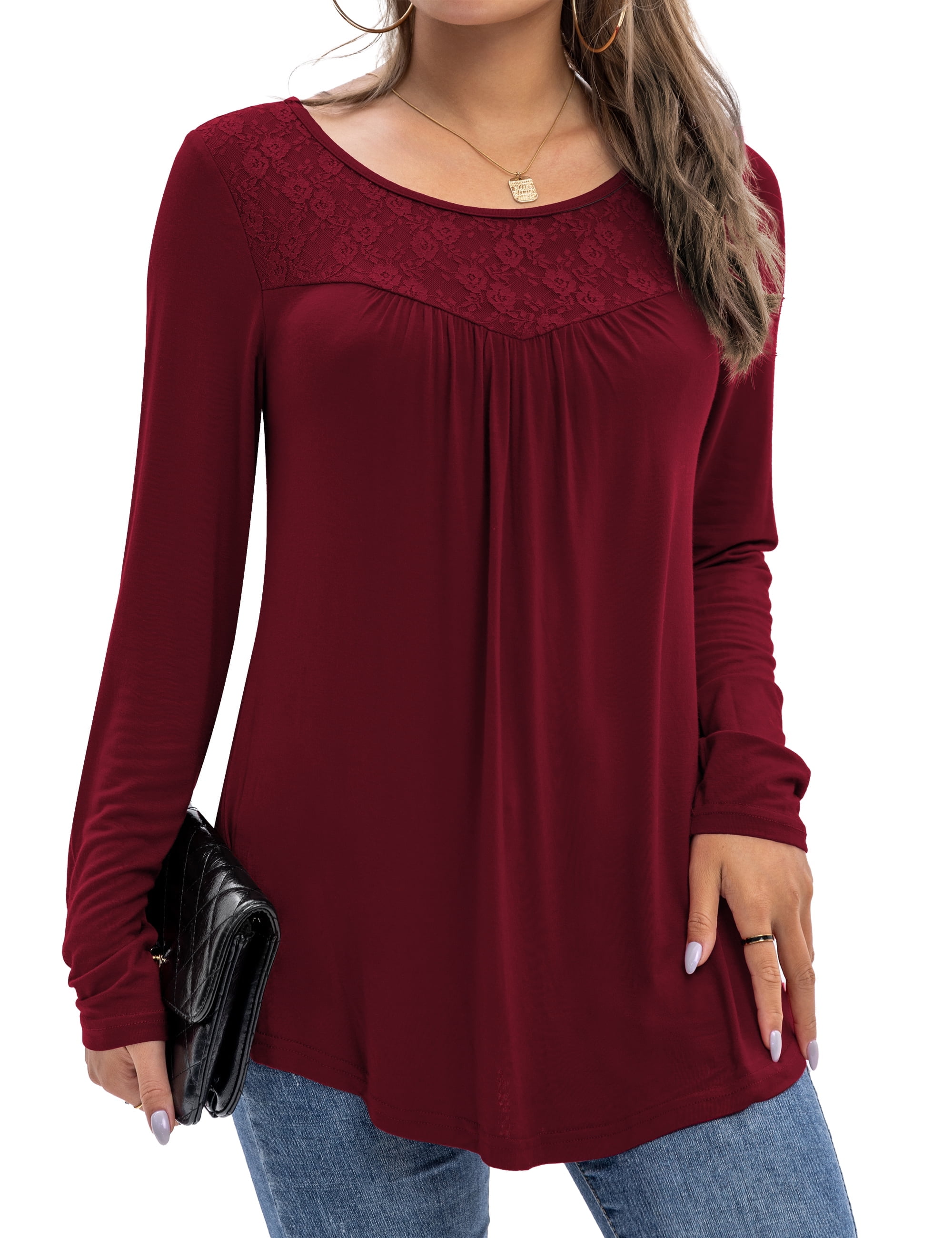 red dressy blouses for special occasions
