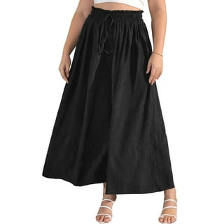 Black Wide Baggy Pants