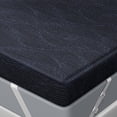 thumbnail image 1 of FOLVUTY 4” King Size Firm Memory Foam Mattress Topper with Cooling Gel, Removable Washable Cover, Pressure Relief, Non-Slip, CertiPUR-US, Black, 1 of 14