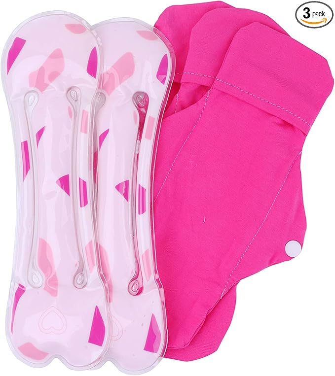 FOMI Hemorrhoid and Perineal Clay Ice Packs 2 Reusable Packs, 3