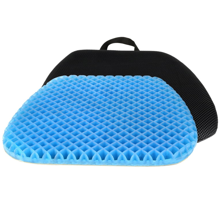 Fomi Premium All Gel Orthopedic Seat Cushion Pad for Car, Office Chair, Wheelchair, or Home. Pressure Sore Relief. Ultimate Gel Comfort.