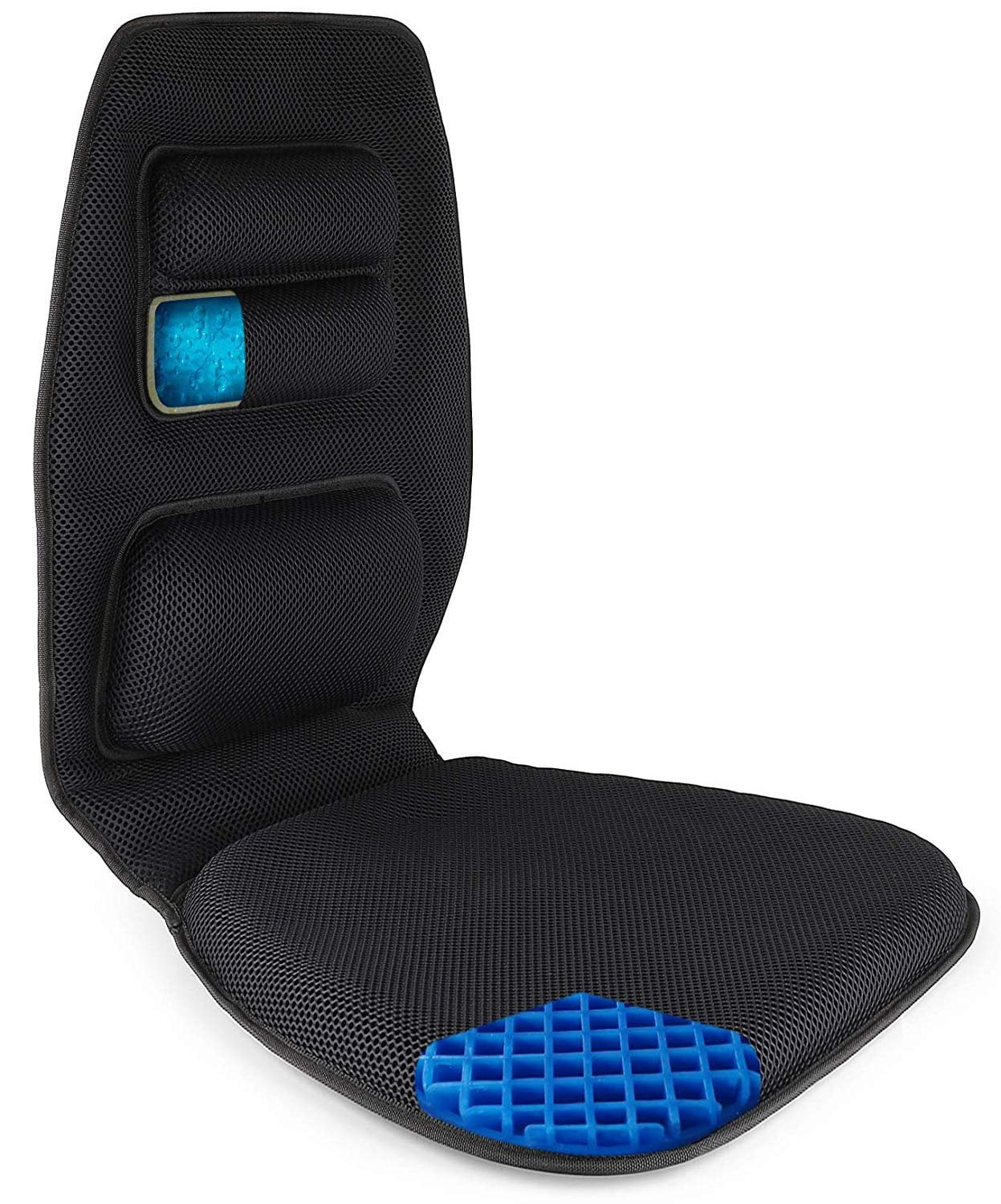 FOMI Premium Gel Cushion and Back Support Seat Cushion Pad