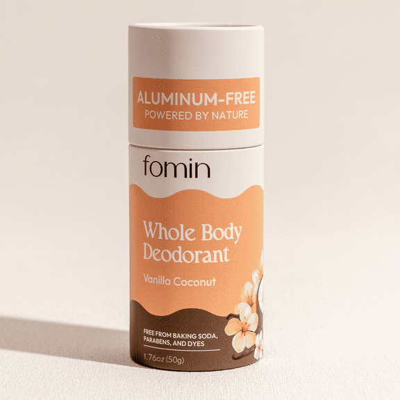 FOMIN Antiperspirant Deodorant Stick - 1 Pack - Coconut Vanilla Stick for Sweat & Odor Protection for Long Lasting Freshness - Aluminium, Parabens & Dyes Free Deodorant Stick for Men & Women