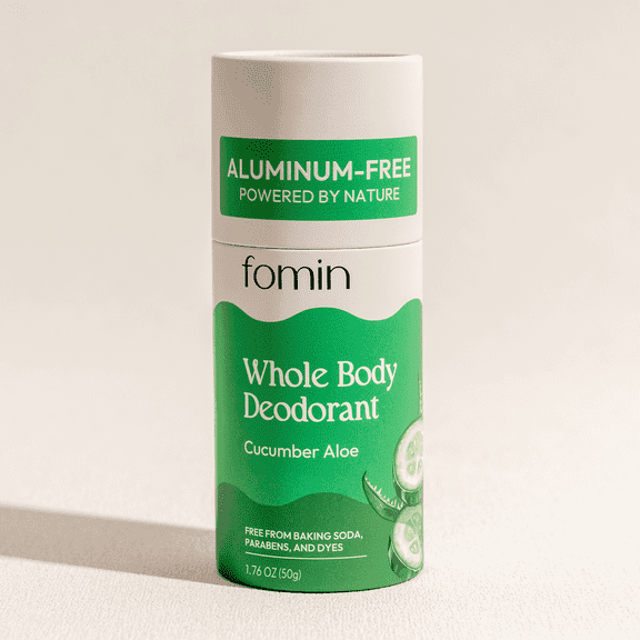 FOMIN Antiperspirant Deodorant Stick - 1 Pack - Cucumber Aloe Stick for Sweat & Odor Protection for Long Lasting Freshness - Aluminium, Parabens & Dyes Free Deodorant Stick for Men & Women