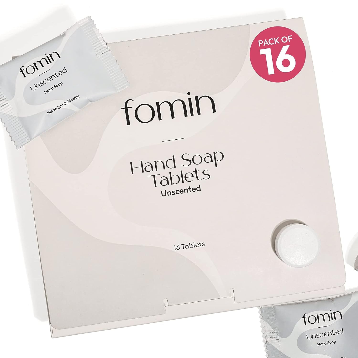 FOMIN Foaming Hand Soap Tablets (16 Count) Makes 128 fl oz (16 x 8 fl