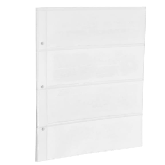 FOMIYES Clear Banknote Storage Bags for , Protective Collection Covers, 1 Pack Currency Holders
