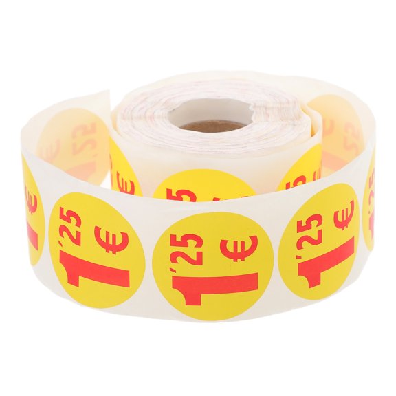 FOMIYES 1 Roll Adhesive Price Tag Paper Pricing Marker Label Market Labels Small Business Stickers