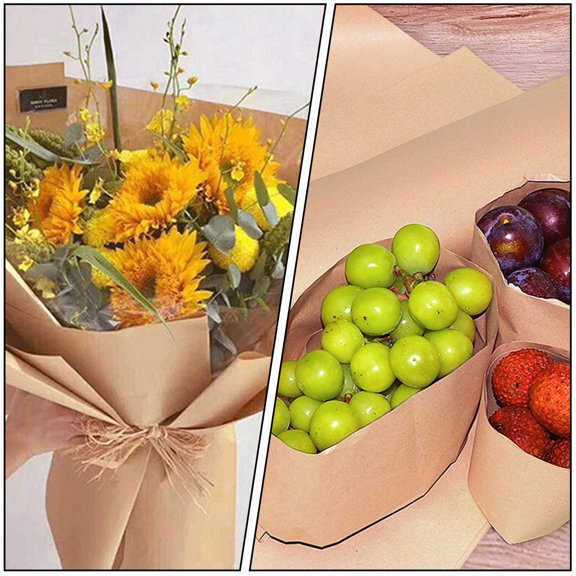 FOMIYES 1 Roll Craft Paper Roll Brown Smooth Surface for DIY Art Projects