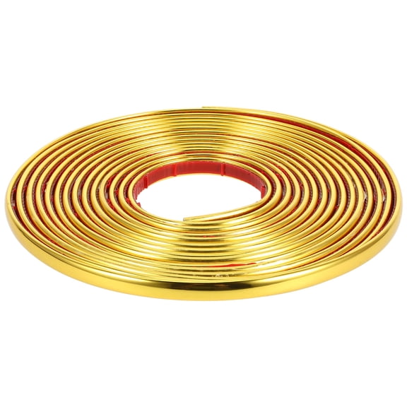 FOMIYES PVC Flexible Molding Trim Golden Peel and Stick for Walls and Ceilings