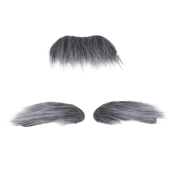 FOMIYES 1 Set Self-Adhesive Fake Beard Prop, Realistic Costume Facial Hair for Adults, Party, Theater, Cosplay