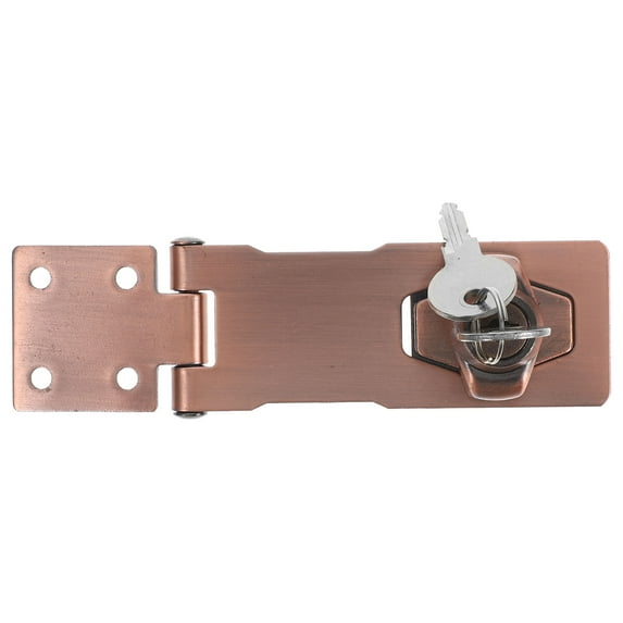 FOMIYES 1 Set Hasp Latch Padlock Latch Barn Door Lock Padlock Hasp Padlock Hinge Latch