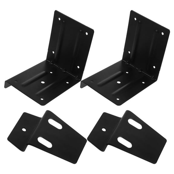 FOMIYES 1 Set Metal Shelf Mounting Bracket Wall Mounted Shelf Wall Support Shelf Bracket