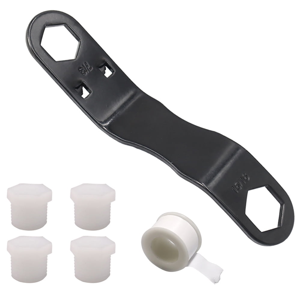 FOMIYES 1 Set RV Water Heater Drain Plug Wrench Kit RV Water Heater Installation Accessories