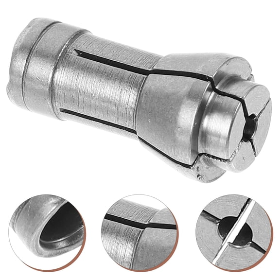 FOMIYES 1 Set Silver Die Grinder Collet for Workshop and Industrial Clamping 0.83X0.47X0.47in