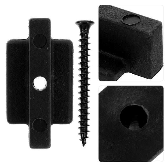 FOMIYES 1 Set of Composite Deck Fasteners for Hidden Fastening Black Color Deck Installation DIY Users