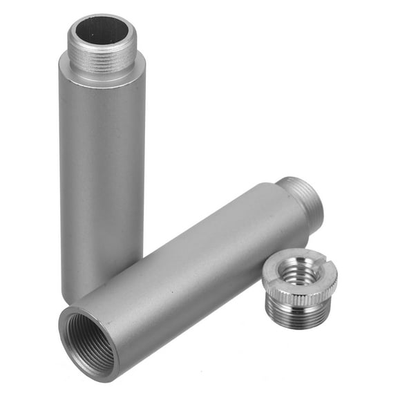 FOMIYES 1 Set of Microphone Stand Extender Mic Extension Rod Microphone Arm Stand Tubes with Adapter