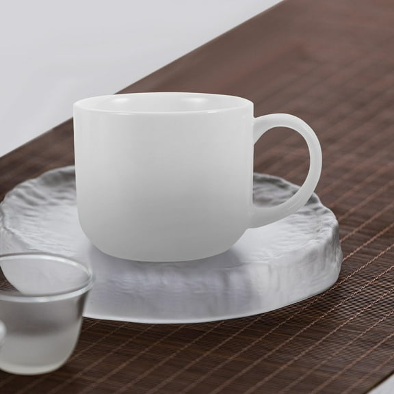 FOMIYES 1 Set of Multi-use Tea Mugs Drinking Mugs with Metal Rack Ceramic Container Ceramic Tea Cups