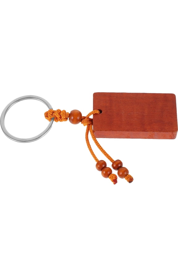 Wood Blanks Keychain Engravable Multi 10pcs