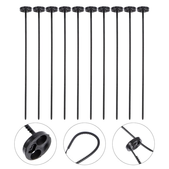 FOMIYES Black Plastic No Sew Buttons for Shirts and Clothing, 3.5 x 0.4 Inch, Easy to Attach Fasteners