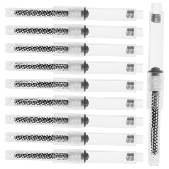 FOMIYES 10-Pack Fountain Ink Pens for Smooth Writing with Absorber, and Comfortable Grip