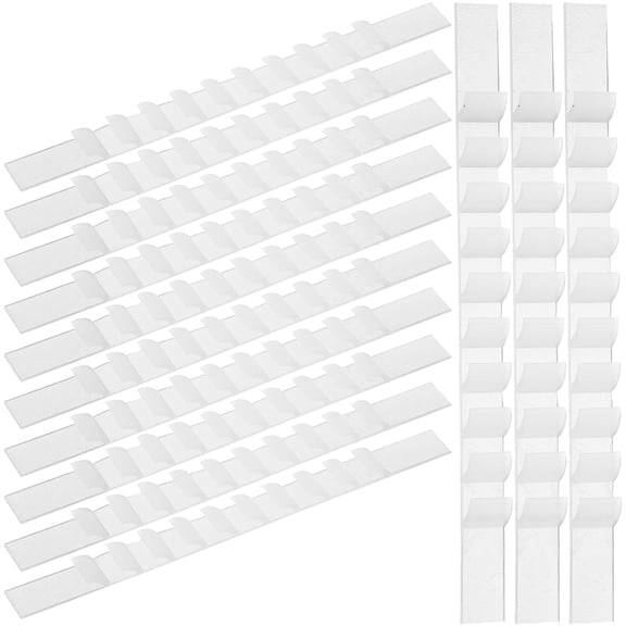 FOMIYES 100-Pack White Clothes Hangers, 8.5 x 0.6 x 0.3 CM Clothing Racks for Closet and Wardrobe Organization