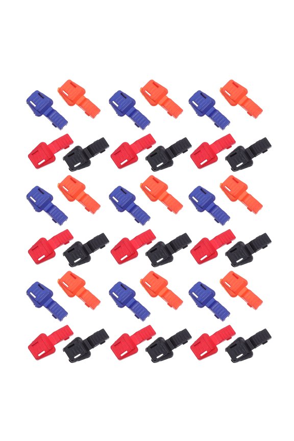 100Pcs Plastic Lock Clasps for Drawstrings Suitable for Boots Bags and Travel Gear