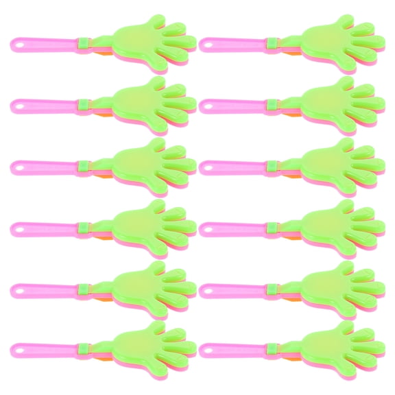 FOMIYES 100Pcs Plastic Hand Clappers Noise Maker for Sporting Events Parties and Team Support