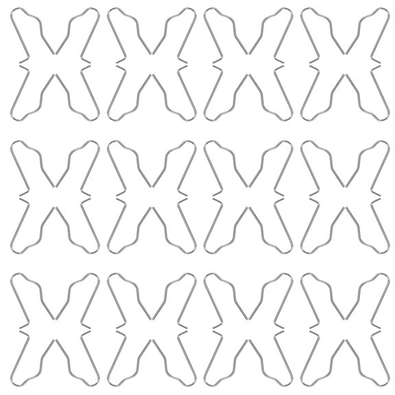 FOMIYES 100Pcs Sewing Machine Replacement U-Shaped Bobbin Clip with Precise Thread Positioning
