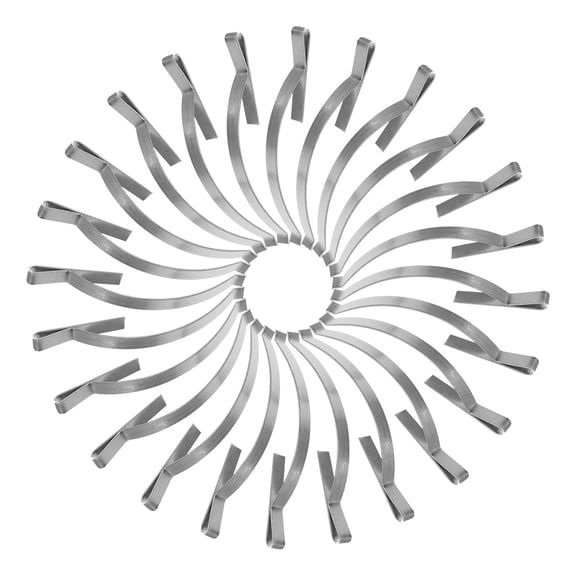 FOMIYES 100Pcs Window Screen Frame Parts Stainless Steel Spring Clips for Glass Window Screen Replacement