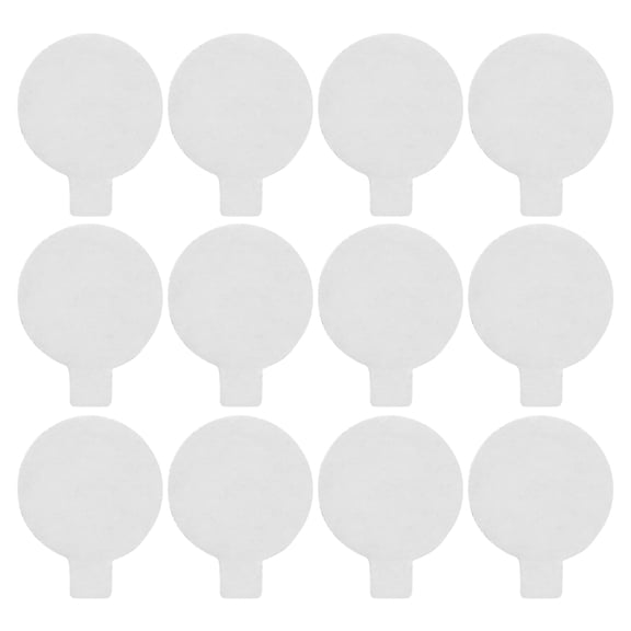 FOMIYES Transparent Double-Sided Nano Adhesive Tiny Dot Stickers 10x0.5mm Circle 100pcs