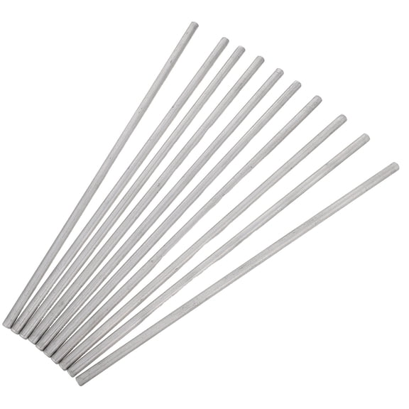 FOMIYES 10Pcs Aluminum Heat Transfer Rods with Smooth Surface for Burner Experiments and Lab Testing