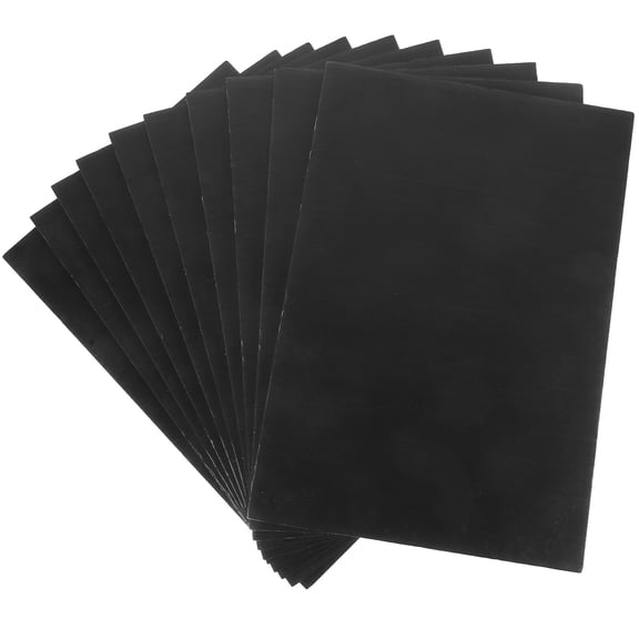FOMIYES 10Pcs Black Foam Board Blank Craft Sheet for DIY Projects with Flexible Impact Resistant Material