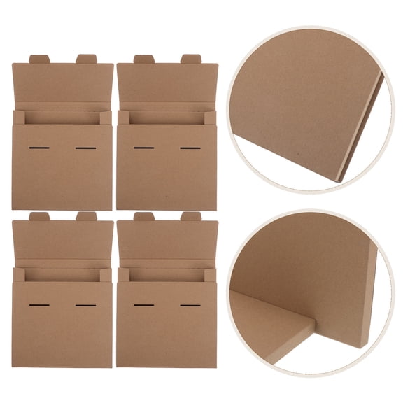 FOMIYES Brown Packaging Boxes Quality Kraft for Album and Document Shipping