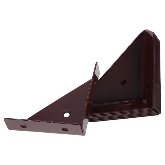 FOMIYES 10-Pack Cold Rolled Steel Corner Brackets, Heavy Duty Corner Braces and Connectors for Furniture and Woodworking