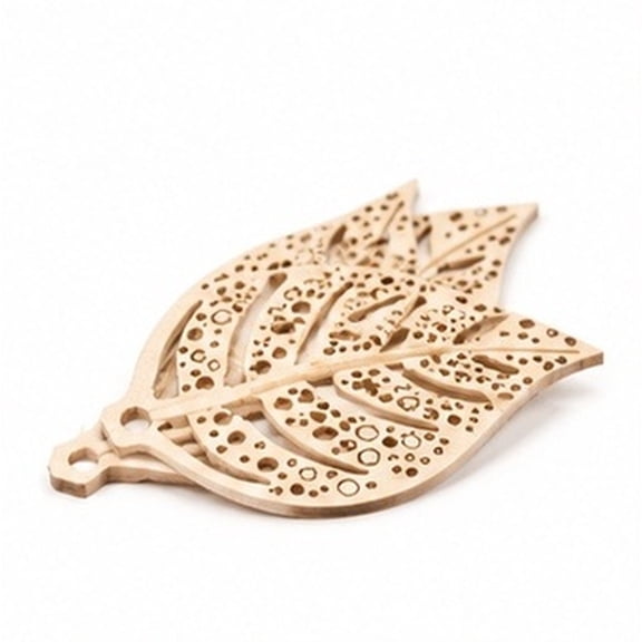 FOMIYES 10Pcs Fall Unfinished Wood Crafts Wooden Leaves Cutouts Multi for Garden Artists