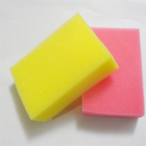 FOMIYES 10Pcs Hair Sponge Brush Yellow Brush for Hair Care Daily Use