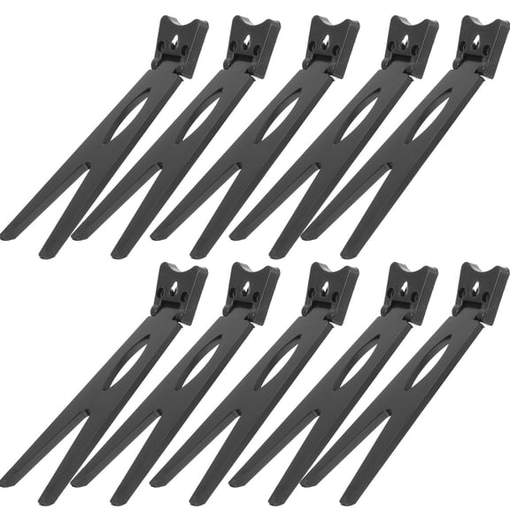 FOMIYES 10Pcs Black Plastic Photo Frame Back Stands Multipurpose Tabletop Holder