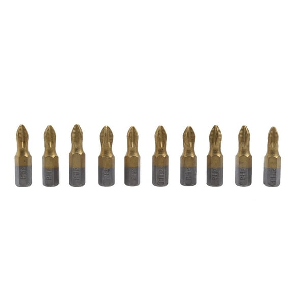 FOMIYES 10Pcs Titanium Coated Driver Bits Assorted Color for Electronic Device Use